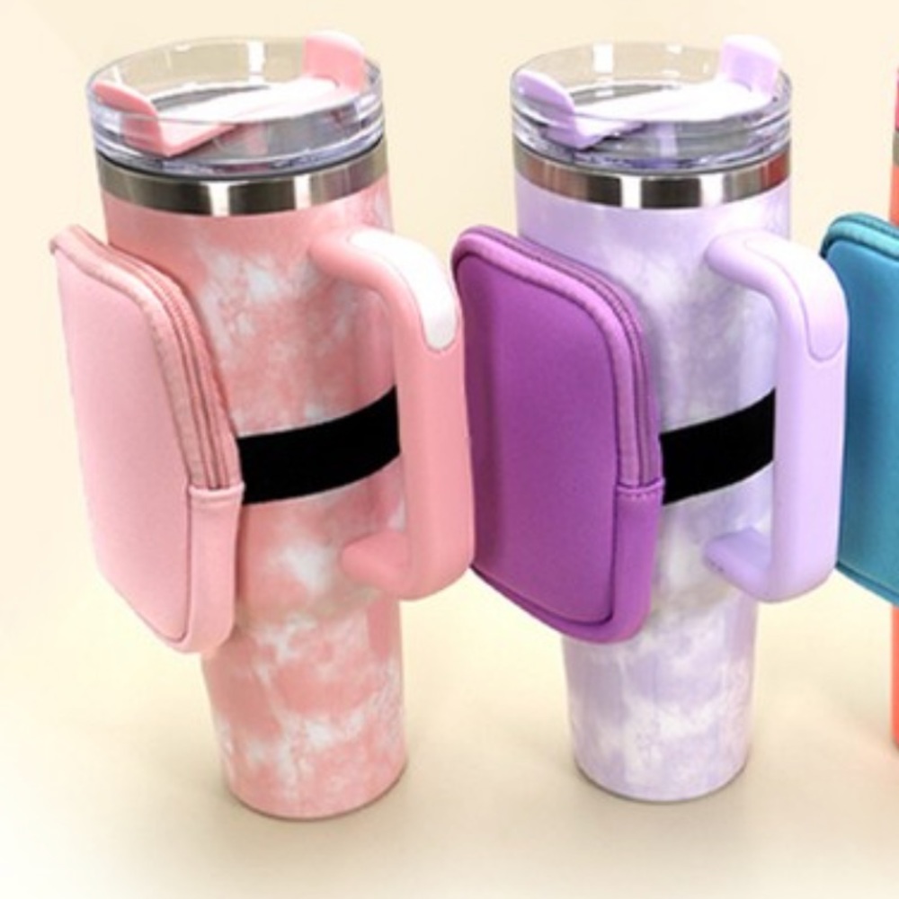 Pink Buddy Pouch Wallet for Stanley Tumbler/ Water Bottle